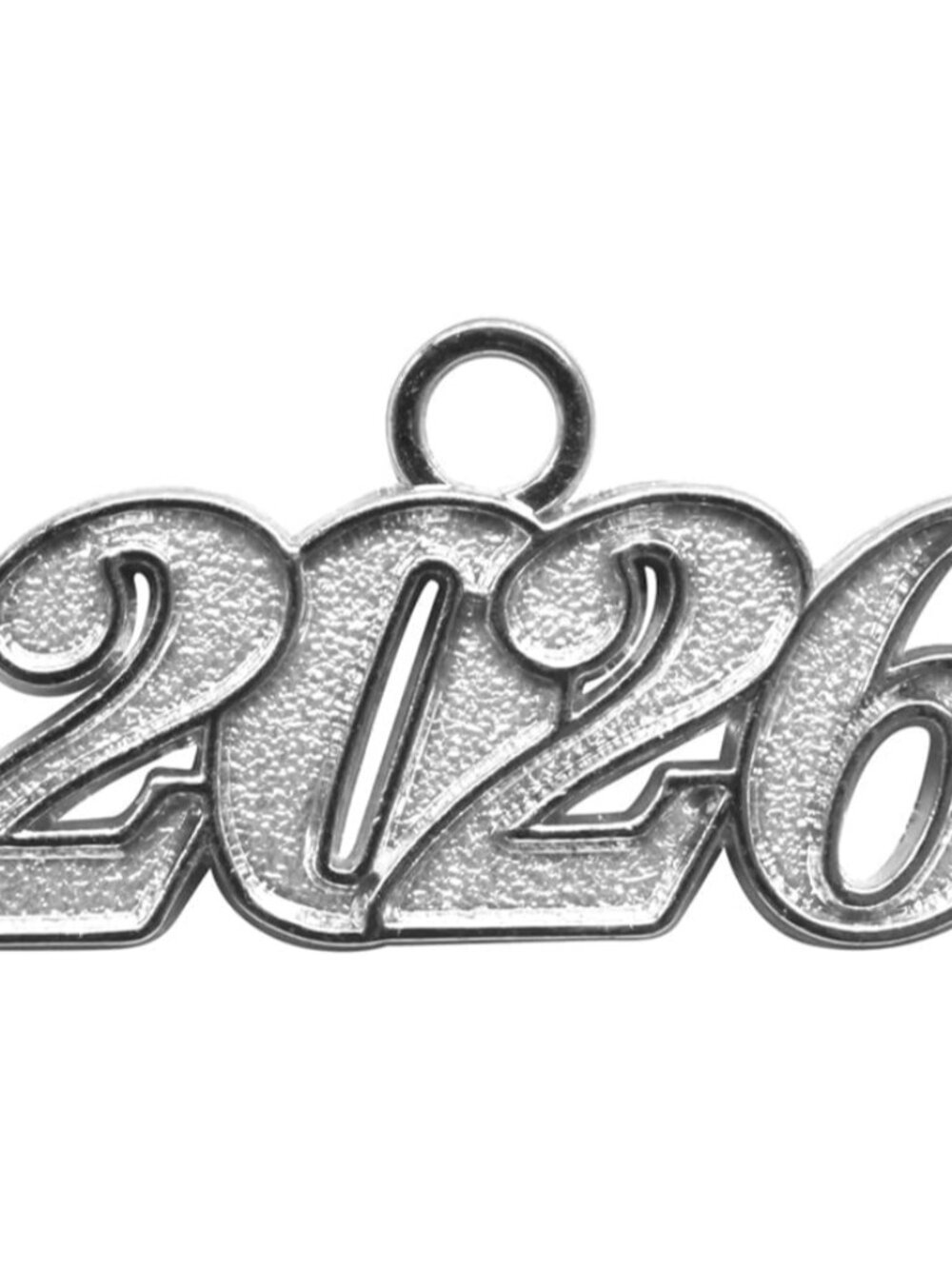 Tassel Date Charm Silver Year